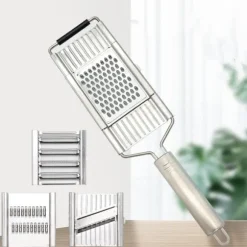 Rivjärnsset i rostfritt stål, 3 delar - Silver