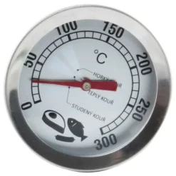 Röktermometer, stål, med 16 cm sond, ORION 152849