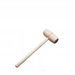 Roan rund kötthammare i trä