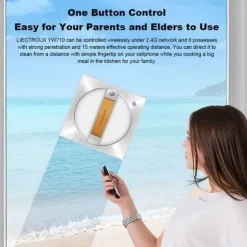 Robot Fönsterskrapa - LIECTROUX - YW710 - Dubbel Spraying - Röstassistent - Hastighet 3,5 minm