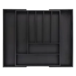 Robust utdragbar besticklåda av bambu