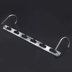 Robusta klädhängare 2 st 4 st metall multifunktionella vikbara tvättgalgar (#2)