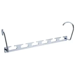 Robusta klädhängare 2 st 4 st metall multifunktionella vikbara tvättgalgar (#2)