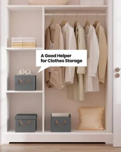 Rootz 3-delad förvaringslåda med lock - Organiseringsfack i tyg - Hopfällbar design - Material som andas - 20L/27L/36L/51L - Multifunktionell - 1x 20L | CDON