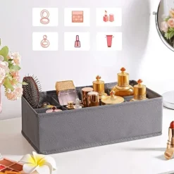 Rootz Organizers - Förvaringslådor - Underkläder - Strumpor - Slipsar - Halsdukar - Set om 8 - Grå