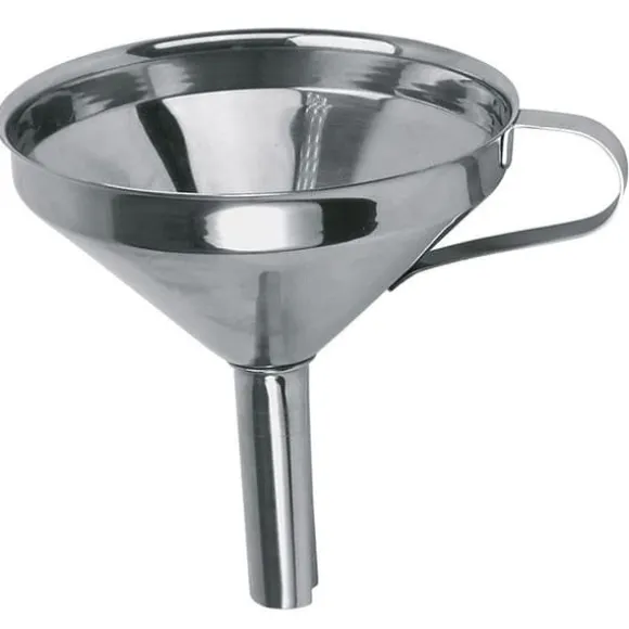 ROSTFRI TRATT MED HANDTAG 10 CM KÖKSREDSKAP