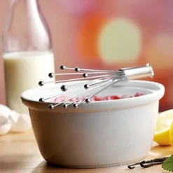 Rostfria Stålbollar Visp Äggvisp Blandning Matlagningsverktyg Fast Hållbar Gräddskummare Bakredskap