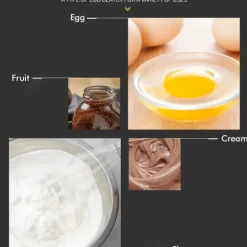 Rostfria Stålbollar Visp Äggvisp Blandning Matlagningsverktyg Fast Hållbar Gräddskummare Bakredskap