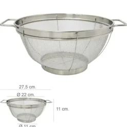 Rostfritt avlopp med handtag Ø 22 cm.