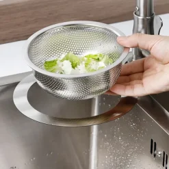 Rostfritt durkslag 14cm