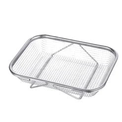 Rostfritt durkslag 38x28x8cm