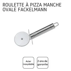 Rostfritt pizzahjul 18,5 cm Fackelmann Ovale Limited Edition