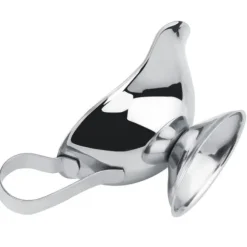 rostfritt stål biffpepparsåsbåt kryddbehållare för restaurangkök (3oz)