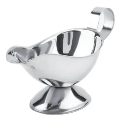 rostfritt stål biffpepparsåsbåt kryddbehållare för restaurangkök (3oz)