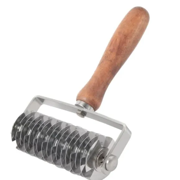 Rostfritt stål deg Galler Roller Cutter - köksbakningsverktyg