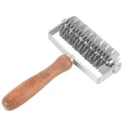 Rostfritt stål deg Galler Roller Cutter - köksbakningsverktyg