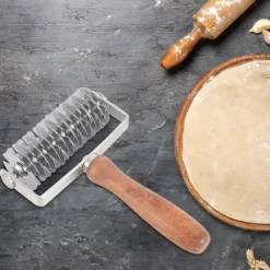 Rostfritt stål deg Galler Roller Cutter - köksbakningsverktyg