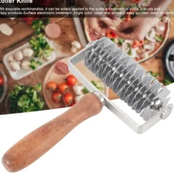 Rostfritt stål deg Galler Roller Cutter - köksbakningsverktyg