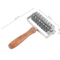 Rostfritt stål deg Galler Roller Cutter - köksbakningsverktyg
