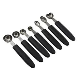 Rostfritt Stål Digger Glass Vattenmelon Tallrik Skopa Köksredskap