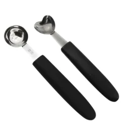 Rostfritt Stål Digger Glass Vattenmelon Tallrik Skopa Köksredskap