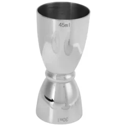 Rostfritt Stål Dubbelhuvud Vinmätkopp Cocktail Vinshaker Mätkopp För Bar Fest Familj Klubb Spegellampa U-formad