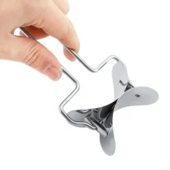 Rostfritt Stål Dumpling Wrap Deg Cutter Cirkel Roller Formverktyg