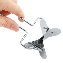 Rostfritt Stål Dumpling Wrap Deg Cutter Cirkel Roller Formverktyg