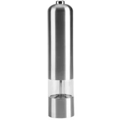 Rostfritt Stål Elektrisk Kökspepparkvarn Sladdlös Batteridriven Justerbar Saltkvarn