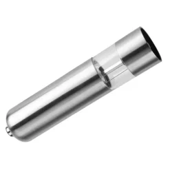 Rostfritt Stål Elektrisk Kökspepparkvarn Sladdlös Batteridriven Justerbar Saltkvarn