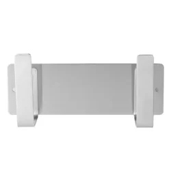 Rostfritt Stål Enkelt Stekpanna Lock Rack Kök Förvaringshållare Silver