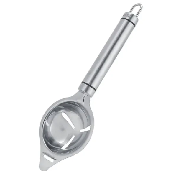 rostfritt stål äggokseparator filter äggvitor och äggulor sil avdelare köksredskap