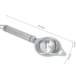 rostfritt stål äggokseparator filter äggvitor och äggulor sil avdelare köksredskap