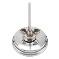 Rostfritt Stål Grilltermometer 100-550℉ Rund Huv Temperatur För Grillugn Grill