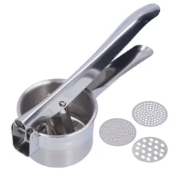 Rostfritt stål 3-i-1 manuell potatispressare och fruktjuice för hem och restaurang