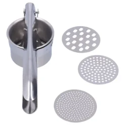 Rostfritt stål 3-i-1 manuell potatispressare och fruktjuice för hem och restaurang