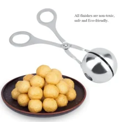 Rostfritt Stål Icke-klibbiga Köttbullar Risbollar Klipp Maker Köksverktyg