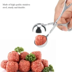 Rostfritt Stål Icke-klibbiga Köttbullar Risbollar Klipp Maker Köksverktyg