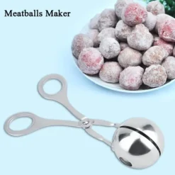 Rostfritt Stål Icke-klibbiga Köttbullar Risbollar Klipp Maker Köksverktyg