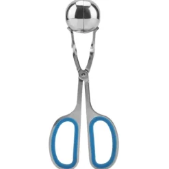 Rostfritt Stål Icke-klibbiga Köttbullar Risbollar Klipp Maker Form Köksverktyg (Blå)