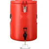 Rostfritt stål isolerad dryckesautomat, 4,5 gallon (17,2 liter) för varm/kall dryck, livsmedelsklassad.