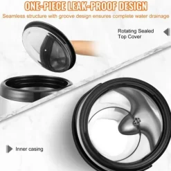 Rostfritt stål isolerad dryckesautomat, 2 gallon (7,6 liter), för varm och kall dryck, livsmedelsklassad för te, kaffe, vatten.