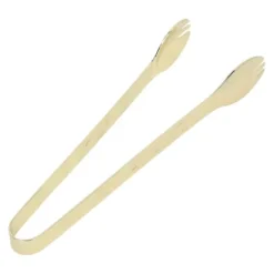 rostfritt stål istång livsmedelskvalitet förhindrar att den glider sockermat kökspincett för hushållsmat förgylld