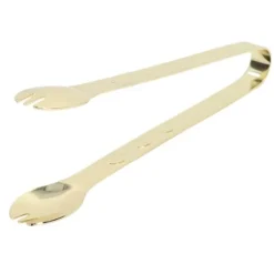 rostfritt stål istång livsmedelskvalitet förhindrar att den glider sockermat kökspincett för hushållsmat förgylld