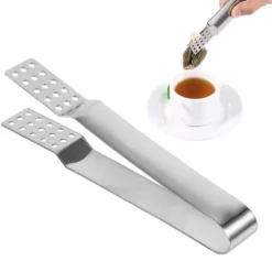 Rostfritt Stål Köksklämma Tång Tepåse Tång Matklämma Matlagningsverktyg