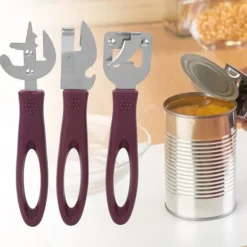 Rostfritt stål konservöppnare manuell burköppnare för restaurang hemmacamping