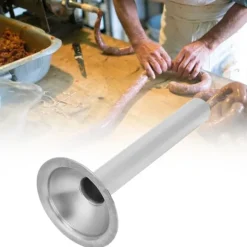 Rostfritt stål Korvfyllningsrör Manuell Köttkvarn Tillbehör Diameter 24mm
