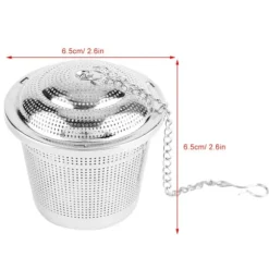 Rostfritt Stål Kryddbollar Kryddpåse Durkslag Tillbehör Matlagningsverktyg för Kök L