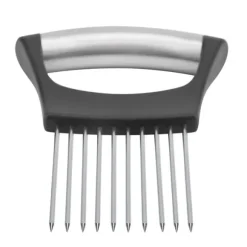 Rostfritt Stål Lökhållare Frukt Grönsaker Köttskärare Skivare Skalare Hackare med 10 Stift