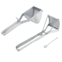 Rostfritt Stål Manuell Multifunktionell Potatisrisare Mosare Juice Maker